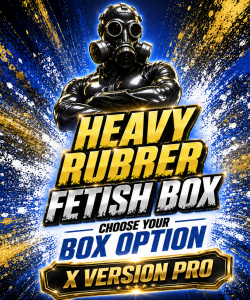 Heavy rubber FETISH BOX X-version PRO