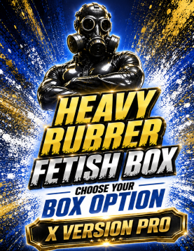 Heavy rubber FETISH BOX X-version PRO