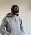 Gas mask GP5 black colour. Rubber hood, breathe play mask Gas mask GP5 black colour. Rubber hood, breathe play mask