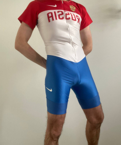 Mens Nike running spandex suit