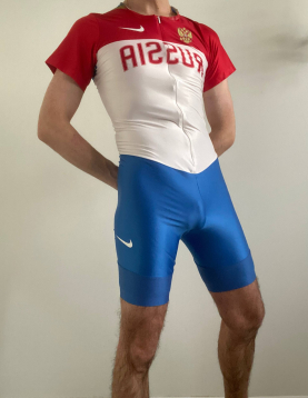 Mens Nike running spandex suit