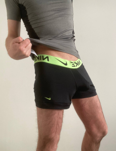 Worn mens trunks