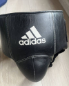 Wrestling groin leather protector