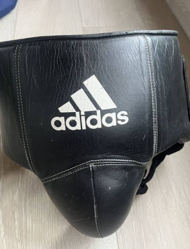Wrestling groin leather protector Wrestling groin leather protector