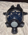 Gas mask GP5, black rubber hood. Breathe play mask