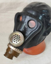 Gas mask GP5, black rubber hood. Breathe play mask